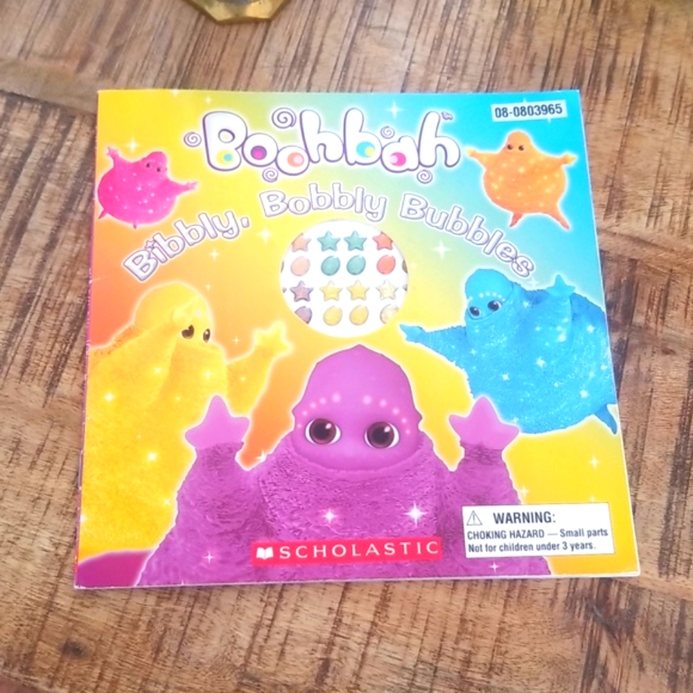📚 VTG RARE FIND Boohbah: Bibbly Bobbly Bubbles Scholastic Book with Stic…